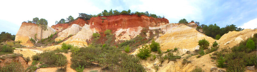 The Colorado Provençal is located in the Luberon. The trails run through quarries comprising more...