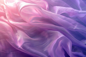Fototapeta premium Close-up of the purple and pink gradient background, with a soft sheen that creates an ethereal atmosphere. 