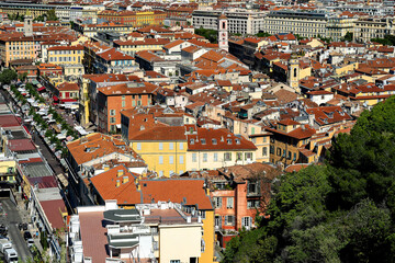 Blick auf die Altstadt von Nizza