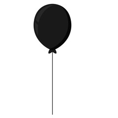 Obraz premium Balloon Black Friday Illustration