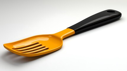 Yellow and Black Plastic Cat Litter Scoop for Cleaning Pet Waste