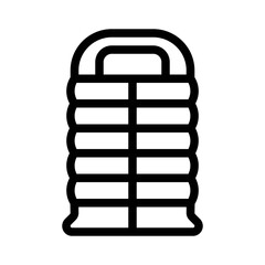 Sleeping line icon