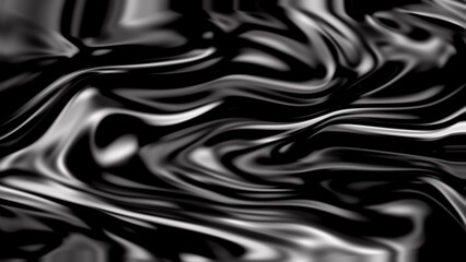 Abstract black and white, gray marble background. Fancy liquid pattern background. Black marble pattern texture abstract background, Silver liquid texture. Silver metallic liquid surface.