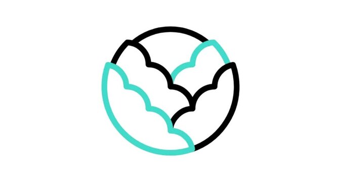 easter egg on white
