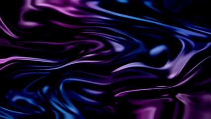 Abstract liquid metal gradient background, iridescent holographic foil, metallic luxury marble texture, line wavy wallpaper, fluid ripples, liquid metal surface dark red pink purple colors.