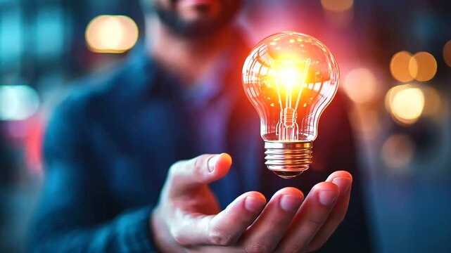 A mentor and mentee engaged in deep conversation, with a light bulb hovering above the mentee’s head, symbolizing the spark of new ideas and personal growth