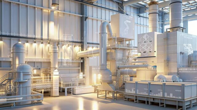 Augmented reality production workshop. Animated infographics overlay