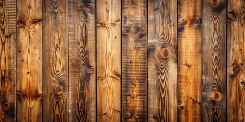 Fototapeta premium Rustic Wooden Wall Texture with Knots and Grain Patterns