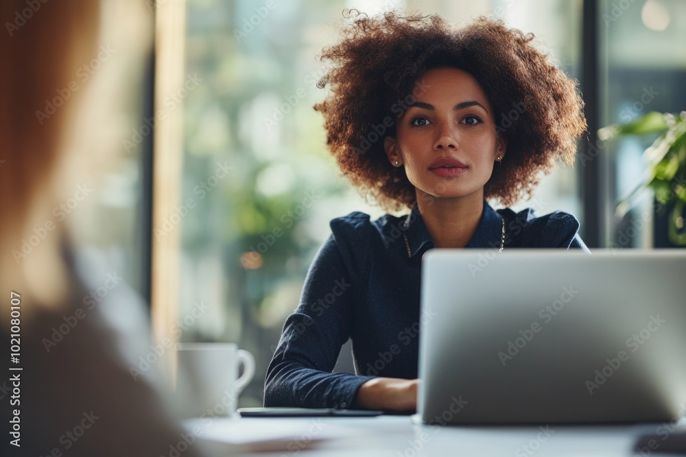 Poster a person sitting at a desk with a laptop and working on a task, possibly for work or school