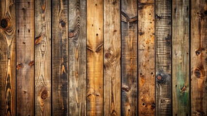 A weathered wooden plank backdrop with rich hues and subtle grain patterns