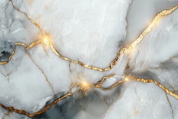Marmor Textur Weiß Grau Gold Adern Luxuriös Elegantes Design Hintergrund Steinoptik Abstrakt Moderne Ästhetik Wanddekoration Edles Muster Minimalistischer Stil Hochwertige Oberfläche Zeitloser Look De