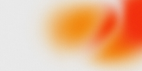 Noisy color gradient background grainy. noise texture gradient featuring soft transitions of warm orange and red hues blending into white, creating a smooth and minimalist background.