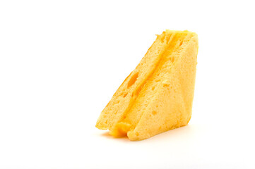 cheese isolated on white