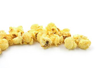 popcorn isolated on white