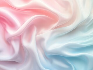 Fototapeta premium Pastell Hintergrund Farbverlauf Rosa Blau Lila Sanft Textur Abstrakt Seidenoptik Dekor Digital Art Design Wandkunst Moderne Elegante Atmosphäre Minimalistischer Stil Wallpaper Ästhetisch Grafik