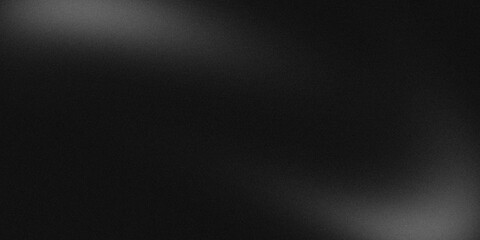 Noisy color gradient background grainy. Monochrome noise texture abstract black and white gradient with soft blur. banner, poster header backdrop design.