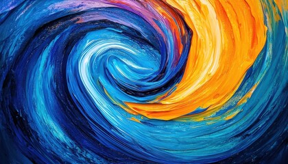 Vibrant Abstract Fluid Art in Acrylics