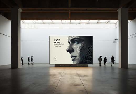Digital Screen Mockup Generated with AI
