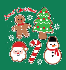 christmas cookies illustration