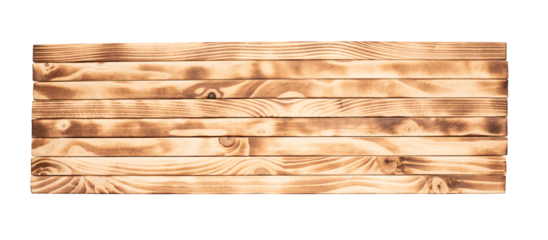 Beautiful pine wood texture table top with burn fire wood surface.isolated background
