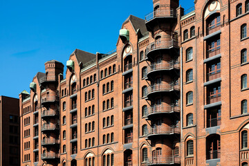 Fototapeta premium Speicherstadt in Hamburg