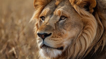 Fototapeta premium portrait of a lion