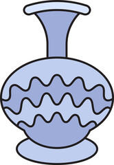 Ceramic Vase Icon Illustration