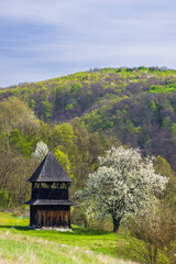 Belfry near Church of St. Martin, Cerin, Polana, Slovakia