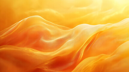 Obraz premium Abstract Background of Orange and Yellow Wavy Texture