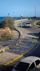 Road zigzag 
