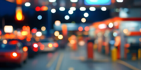 Heart Shaped Bokeh Lights of City Traffic