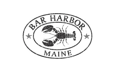 BAR HARBOR Lobster tee design