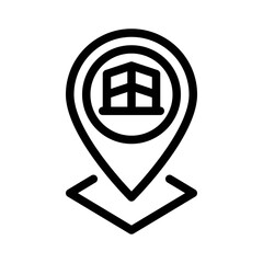 Landmark line icon