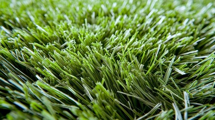 Vibrant Green Grass Texture for Sports, Lush detailing of a soccer field lawn, perfect for backgrounds, showcasing a rich pattern ideal for athletic themes and designs