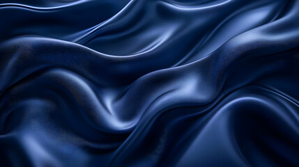 Fototapeta premium Abstract Blue Fabric Background