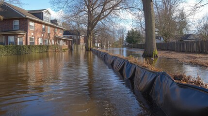 Flood Barriers Protect Homes from Rising Waters