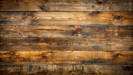Obraz premium Rustic Wooden Plank Texture With Natural Grain and Knots