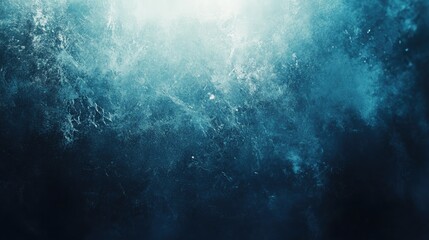 Obraz premium A serene abstract representation of ocean waves in deep blue hues.