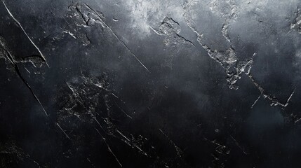Textured dark stone surface featuring subtle scratches and irregular patterns, perfect for backgrounds.
