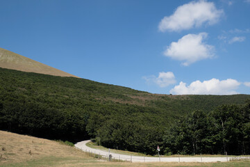 sky and clouds over the mountains