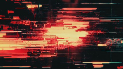 Abstract digital background featuring vibrant red and yellow streaks suggesting movement and energy.