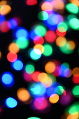 Lichter, defokussiert