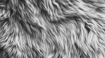 Naklejka premium Close-up texture of soft white fur. Perfect for backgrounds, website design, or adding a furry element to your project.