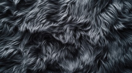 Naklejka premium Close-up shot of gray fur. This image is ideal for website backgrounds, social media posts, and marketing materials.