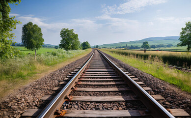 Fototapeta premium Bahnstrecke