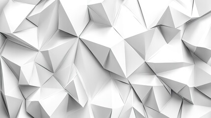 Abstract geometric white background featuring sharp triangular shapes and textures.