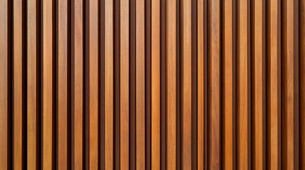 Obraz premium Texture panel de Madera vertical, Warm-toned wooden planks arranged in a seamless pattern, showcasing natural grain and texture.