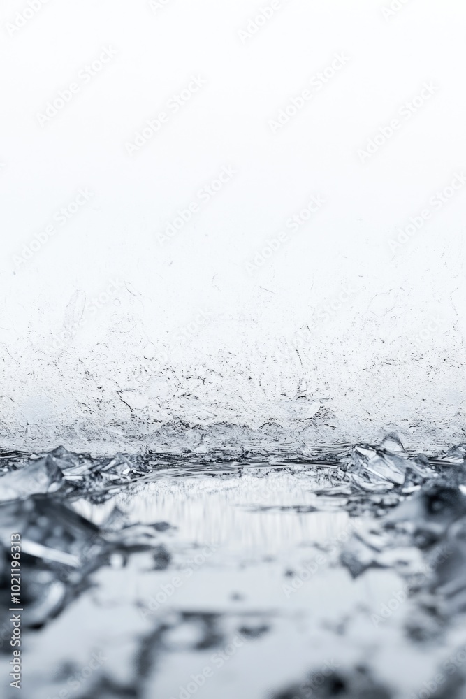 Poster a drop of water hits the wet surface, creating ripples and waves