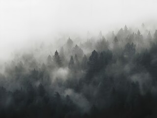 cloudy morning in forest
fogy morning in forest
fog in the forest
misty morning in the forest