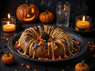 A chilling scream echoing through the haunted halls of the house sending shivers